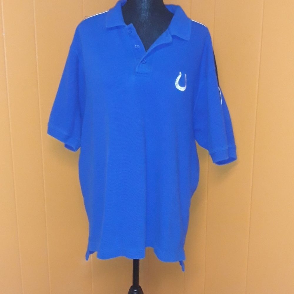 Puma NFL Indianapolis Colt team polo shirt sz large